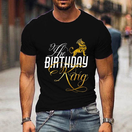 Matching Couple King Queen Birthday Graphic Shirt - Shirt - Cute Sphere - Mad Fly Essentials