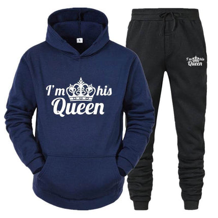 Matching Couples King Queen Lover Hoodies Tracksuit - Tracksuit - Matching Couples Wear - Mad Fly Essentials