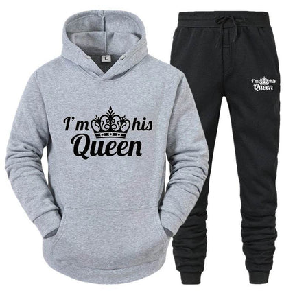 Matching Couples King Queen Lover Hoodies Tracksuit - Tracksuit - Matching Couples Wear - Mad Fly Essentials