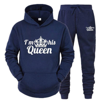 Matching Couples King Queen Lover Hoodies Tracksuit - Tracksuit - Matching Couples Wear - Mad Fly Essentials