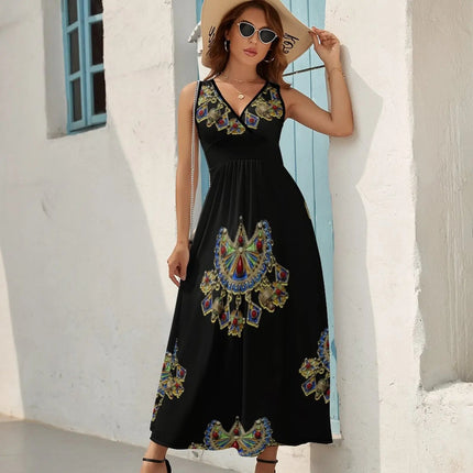Maxi Dress Trendy Women Black Sleeveless Summer Dress - Maxi Dress - LoveCandy - Mad Fly Essentials