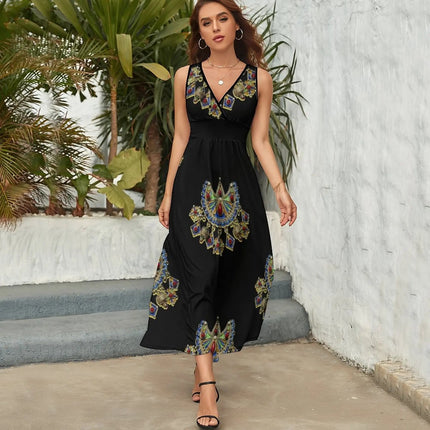 Maxi Dress Trendy Women Black Sleeveless Summer Dress - Maxi Dress - LoveCandy - Mad Fly Essentials