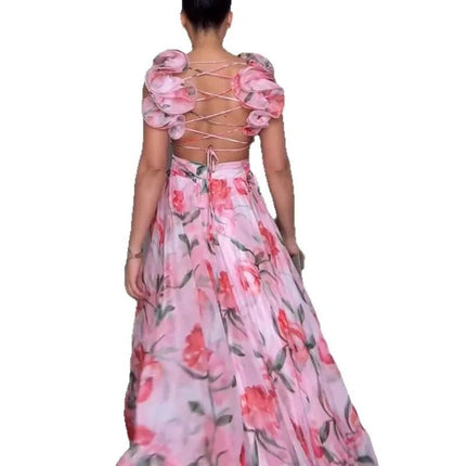Maxi Dress Women Bohemian Halter Beach Fashion - Maxi Dress - Unizera - Mad Fly Essentials