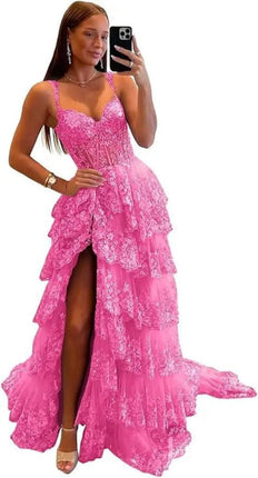 Maxi Dress Women Off Shoulder Blue Satin Prom Dress - Maxi Dress - PIERESA - Mad Fly Essentials
