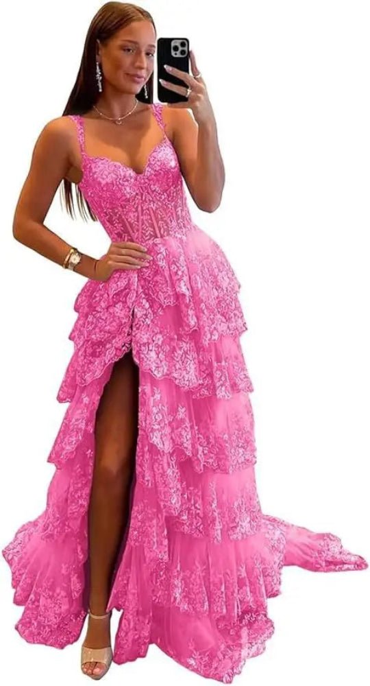 Maxi Dress Women Off Shoulder Blue Satin Prom Dress - Maxi Dress - PIERESA - Mad Fly Essentials