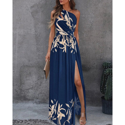 Maxi Dress Women Sleeveless Solid Evening Party Dress - Maxi Dress - COZOK - Mad Fly Essentials