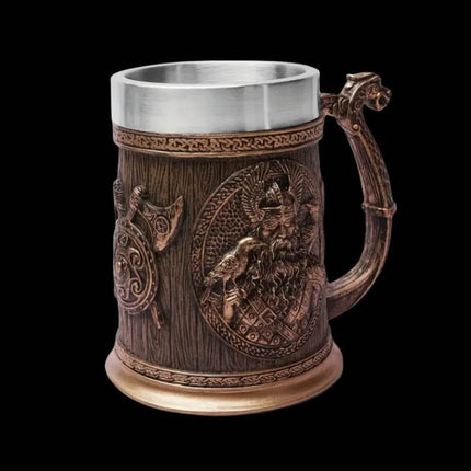 Medieval Norse Mythology Viking Beer Mug - Beer Mug - Hokerbat - Mad Fly Essentials