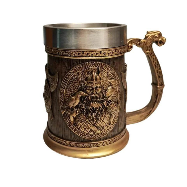 Medieval Norse Mythology Viking Beer Mug - Beer Mug - Hokerbat - Mad Fly Essentials