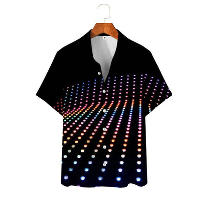 Men 2024 Astrology Map S - 4XL 3D Lapel Shirt - Shirt - oufisun - Mad Fly Essentials