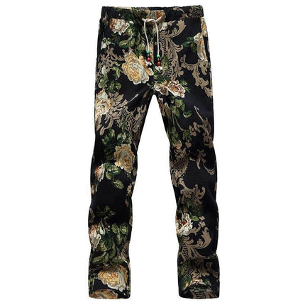 Men 3D Activewear Paisley S-6XL Linen Pants - Mad Fly Essentials