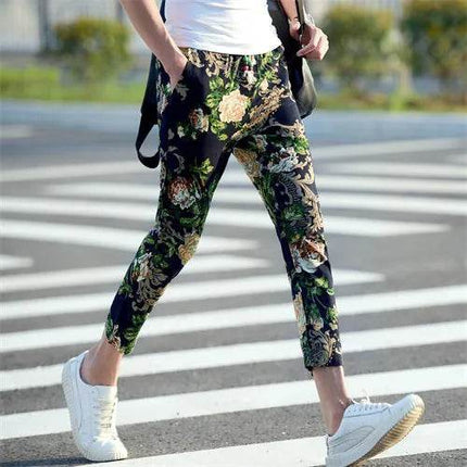 Men 3D Activewear Paisley S - 6XL Linen Pants - Pants - SeaBreeze - Mad Fly Essentials