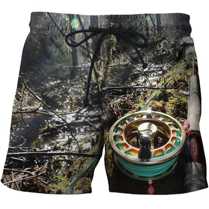 Men 3D Fish Animal Boardshorts - Boardshorts - Gothica - Mad Fly Essentials