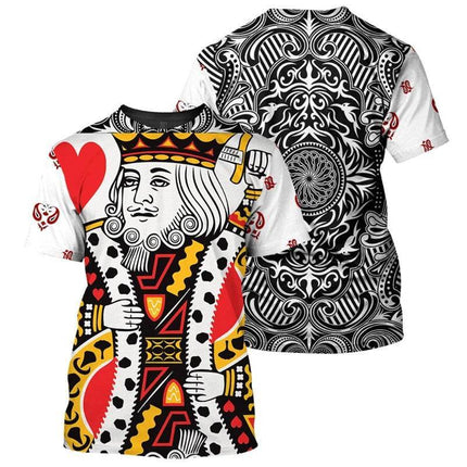 Men 3D Funny Poker King Playing Cards Medieval Shirt - Shirt - Nifineo - Mad Fly Essentials