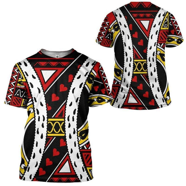 Men 3D Poker King Medieval Shirt - Mad Fly Essentials