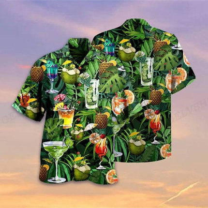 Men 3D Hawaiian American Animal Party Shirt - Shirt - TrendSetter - Mad Fly Essentials