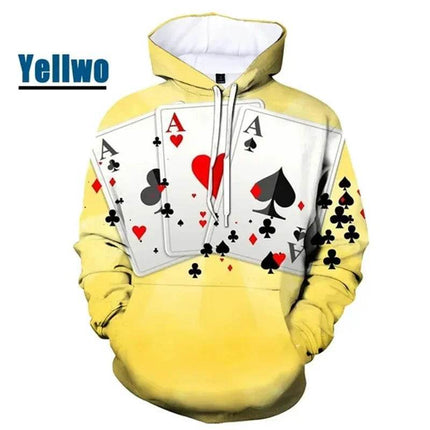 Men King Poker Graphics 3D Hoodies - Hoodies - oufisun - Mad Fly Essentials