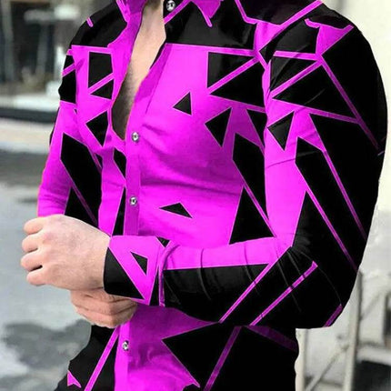 Men 3D Luxury Long Hawaiian Shirt - Shirt - TrendSetter - Mad Fly Essentials