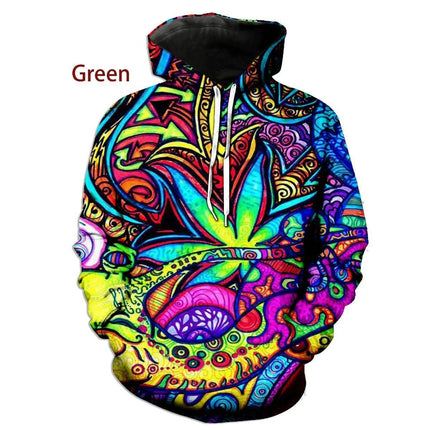 Men 3D Psychedelic Graffiti Hoodies - Hoodies - Fitness Essentials - Mad Fly Essentials