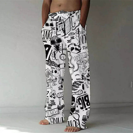 Men 3D Skeleton Dancing Fitness Pants - Pants - Beach Fellow - Mad Fly Essentials