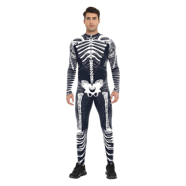 Men 3D Skeleton Outfit Set Costume - Mad Fly Essentials
