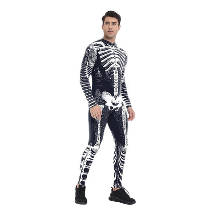 Men 3D Skeleton Outfit Set Costume - Costume - Costumes Plus - Mad Fly Essentials