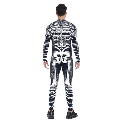 Men 3D Skeleton Outfit Set Costume - Costume - Costumes Plus - Mad Fly Essentials