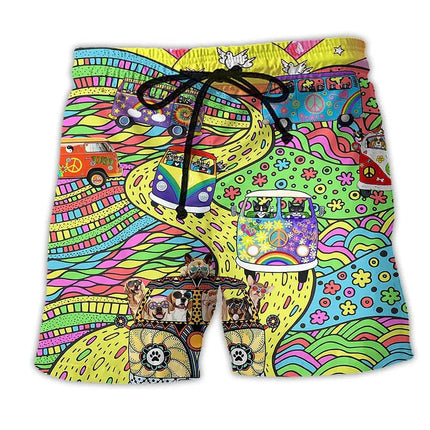 Men 3D Skull Surfer Beach Boardshorts - Boardshorts - Beach Fellow - Mad Fly Essentials