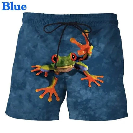 Men 3D Summer Animal Pattern Boardshorts - Mad Fly Essentials