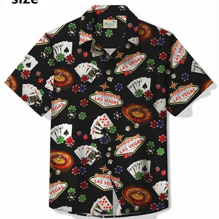 Men 3D Summer Hawaiian Medieval Poker Shirt - Shirt - TrendSetter - Mad Fly Essentials