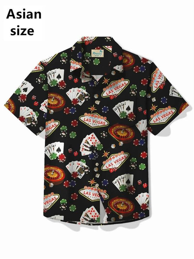 Men 3D Summer Hawaiian Medieval Poker Shirt - Shirt - TrendSetter - Mad Fly Essentials