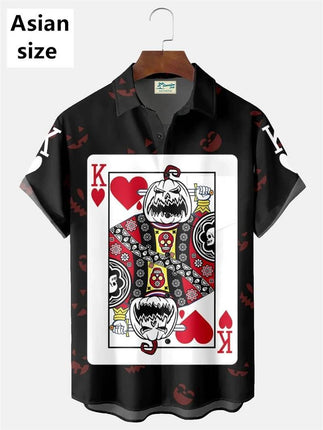 Men 3D Medieval Hawaiian Poker Shirt - Mad Fly Essentials
