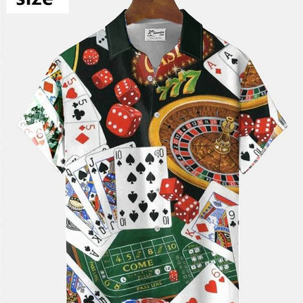 Men 3D Summer Hawaiian Medieval Poker Shirt - Shirt - TrendSetter - Mad Fly Essentials