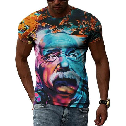 Men 3D Summer Street Art Graffiti Shirt - Shirt - Gioio - Mad Fly Essentials