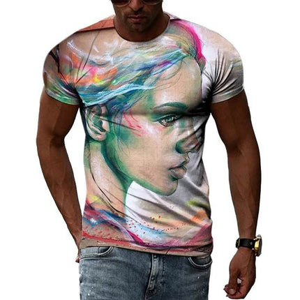 Men 3D Summer Street Art Graffiti Shirt - Shirt - Gioio - Mad Fly Essentials