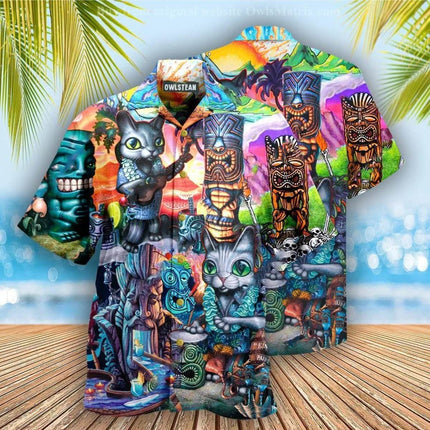 Men 3D Tiki Fashion Hawaiian Party Shirt - Mad Fly Essentials