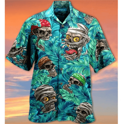Men 3D Tiki Fashion Hawaiian Party Shirt - Shirt - Animal Elements - Mad Fly Essentials