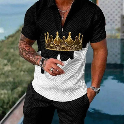 Men 3D Trendsetter Summer King Tracksuit - Tracksuit - TrendSetter - Mad Fly Essentials