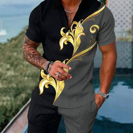 Men 3D Trendsetter Summer King Tracksuit - Tracksuit - TrendSetter - Mad Fly Essentials