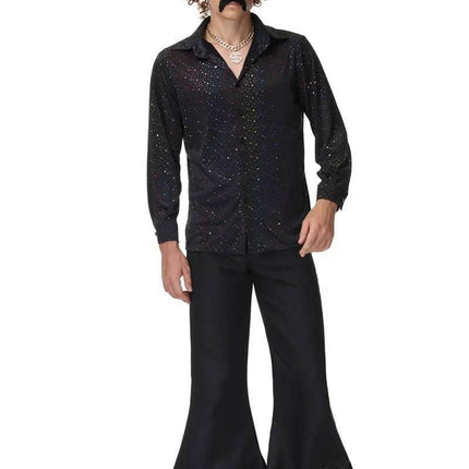 Men 70s Retro Couple Cosplay Costume Outfits - Mad Fly Essentials