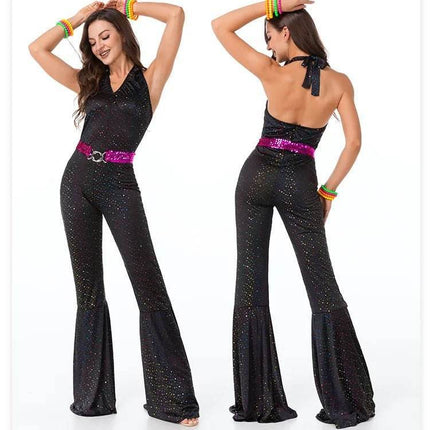 Men 70s Retro Couple Cosplay Costume Outfits - Mad Fly Essentials