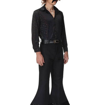 Men 70s Retro Couple Cosplay Costume Outfits - Mad Fly Essentials