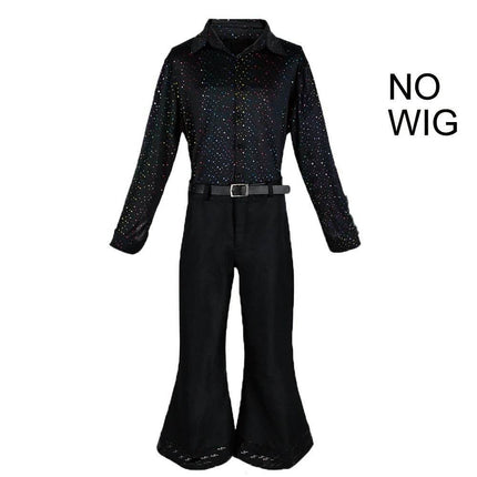 Men 70s Retro Couple Cosplay Costume Outfits - Mad Fly Essentials