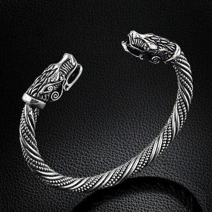 Men Accessories Viking Medieval Wolf Norse Bracelet - Men Accessories - Dawapara - Mad Fly Essentials