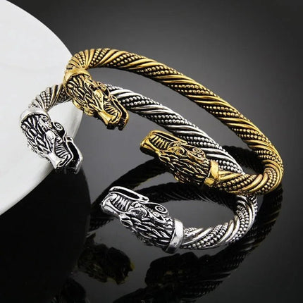 Men Accessories Viking Medieval Wolf Norse Bracelet - Men Accessories - Dawapara - Mad Fly Essentials
