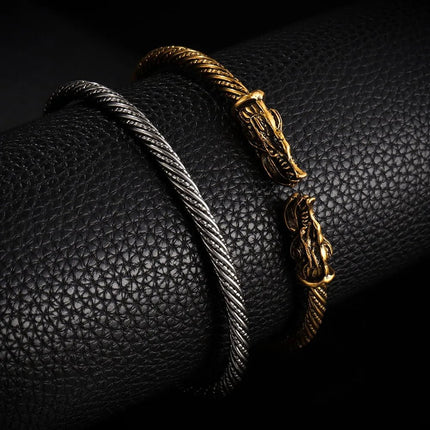 Men Accessories Viking Medieval Wolf Norse Bracelet - Men Accessories - Dawapara - Mad Fly Essentials
