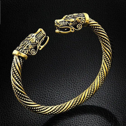 Men Accessories Viking Medieval Wolf Norse Bracelet - Men Accessories - Dawapara - Mad Fly Essentials