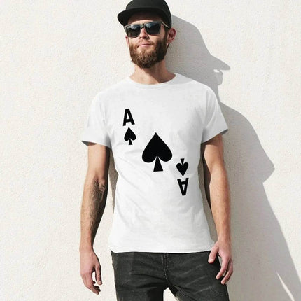 Men Ace of Spades Poker Party Summer Shirt - Shirt - TrendSetter - Mad Fly Essentials