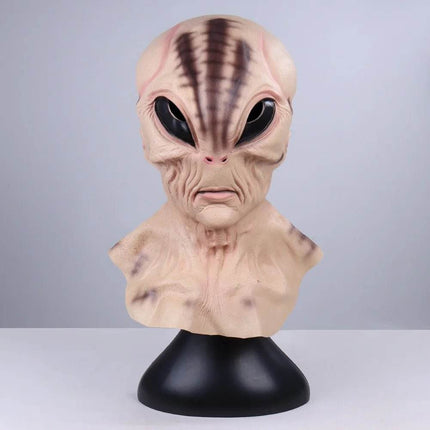 Men Alien Horror UFO Skull Costume Mask - Costume Mask - Party Essentials - Mad Fly Essentials
