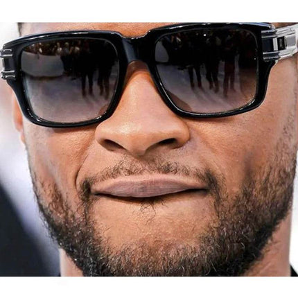 Men Alloy Hinge Square Frame Sunglasses - Men Sunglasses - MERCELYN - Mad Fly Essentials