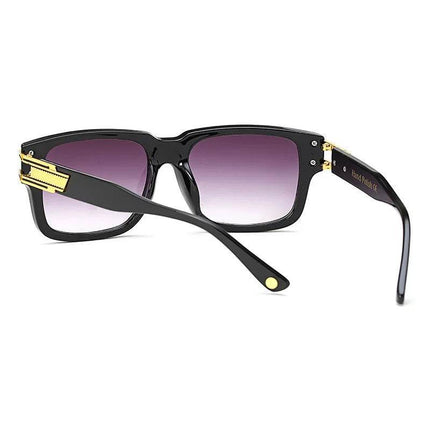 Men Alloy Hinge Square Frame Sunglasses - Men Sunglasses - MERCELYN - Mad Fly Essentials